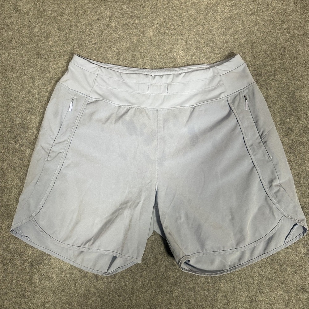 Willit‎ Active Workout Shorts Large Light Blue Polyester Spandex Blend